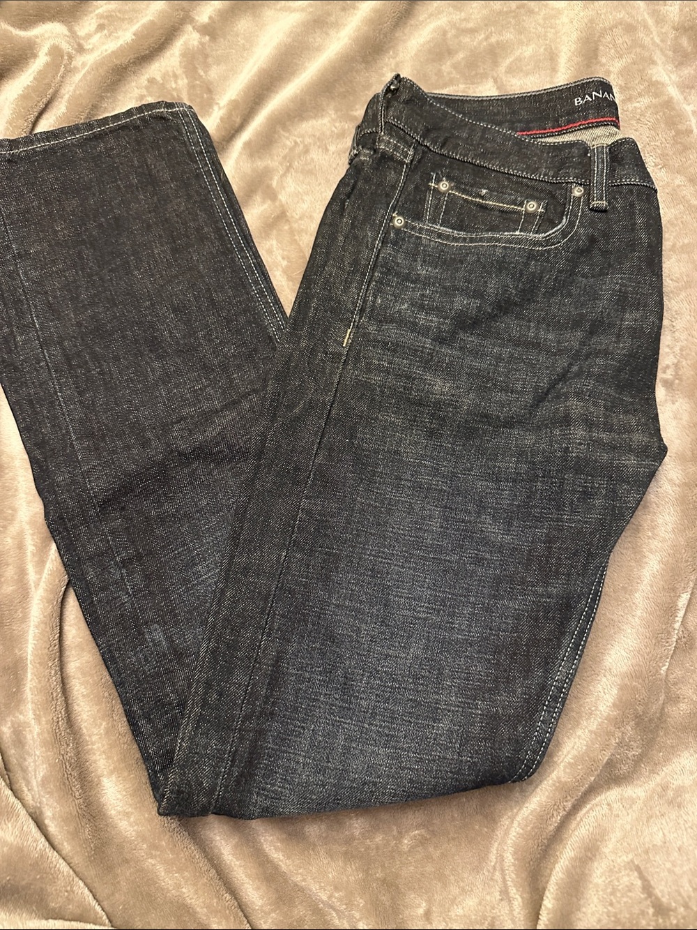 Banana Republic Men’s Slim Straight Jeans - Dark Indigo